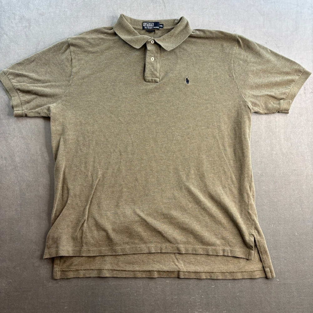 Polo Ralph Lauren Polo Shirt Classic Fit Casual Short Sleeve Olive Green Sz XXL